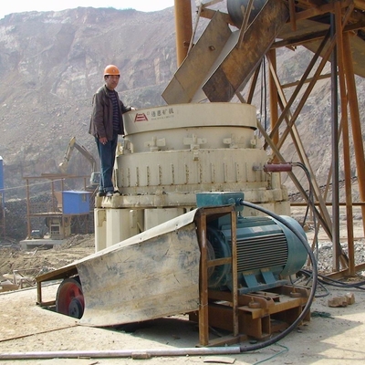 खनन निर्माण स्प्रिंग कोन रॉक क्रशर मशीन 115 - 260t/H